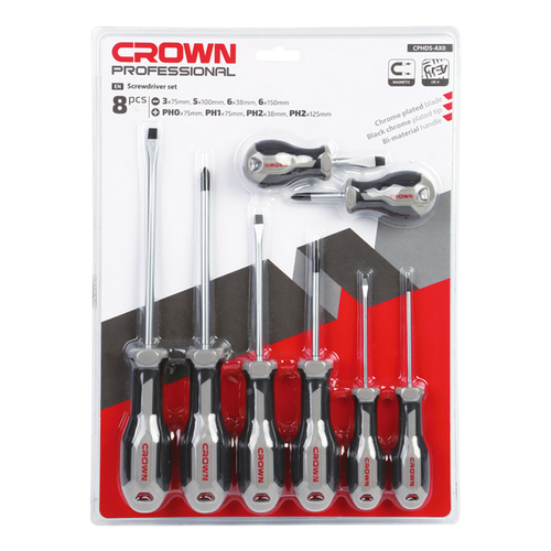 ست پیچ گوشتی 8 عددی کرون